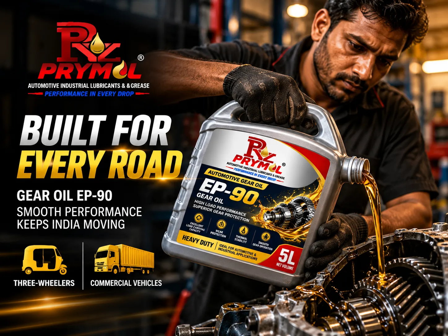 Prymol gear oil application guide